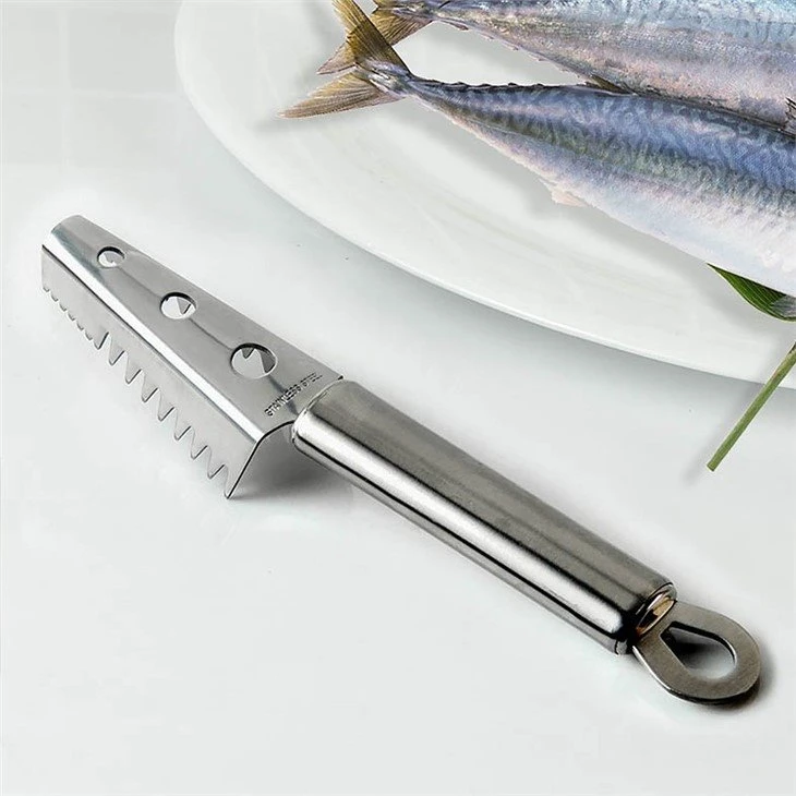 knife to remove fish scales